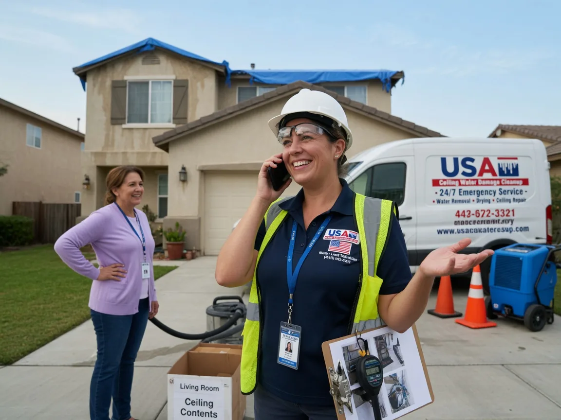 Ceiling Water Damage Restoration New Athens, IL FAQs
